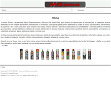 Tablet Screenshot of mgama.com.br